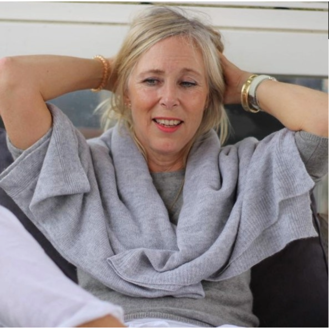 Royal Cashmere Reisetragetuch, 100 % Kaschmir, Grau