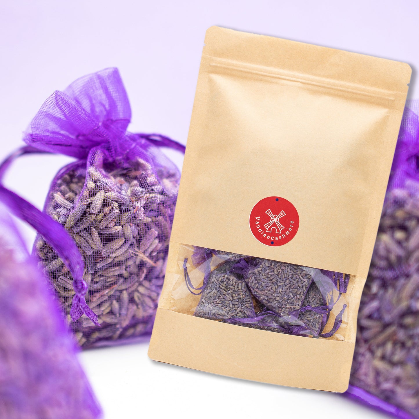 Lavendel geurzakjes, donkerpaars 10 x 3 gram. NU €3,50 KORTING bij checkout!!