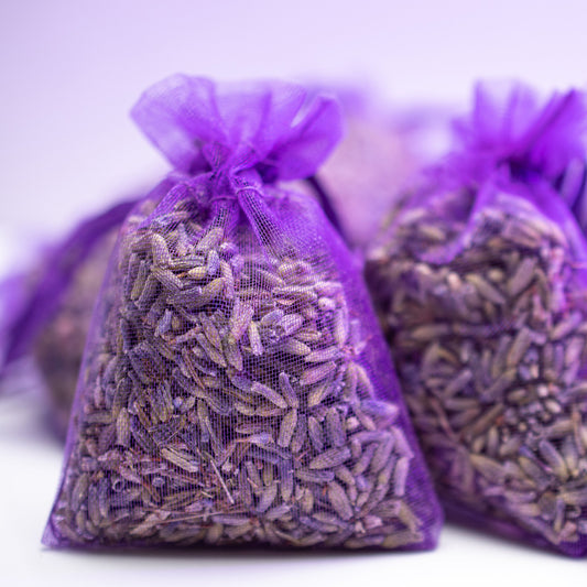 Lavendel geurzakjes, donkerpaars 10 x 3 gram